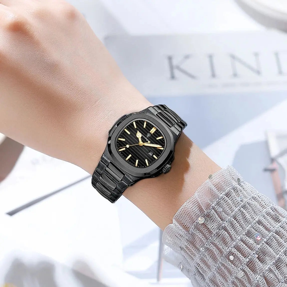 Unisex Square Watch
