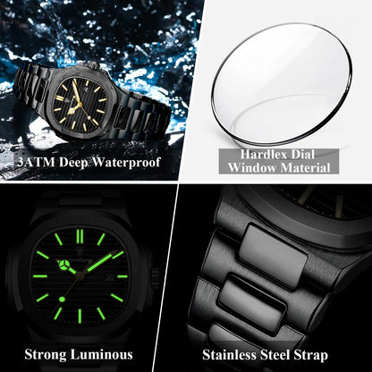 Unisex Square Watch